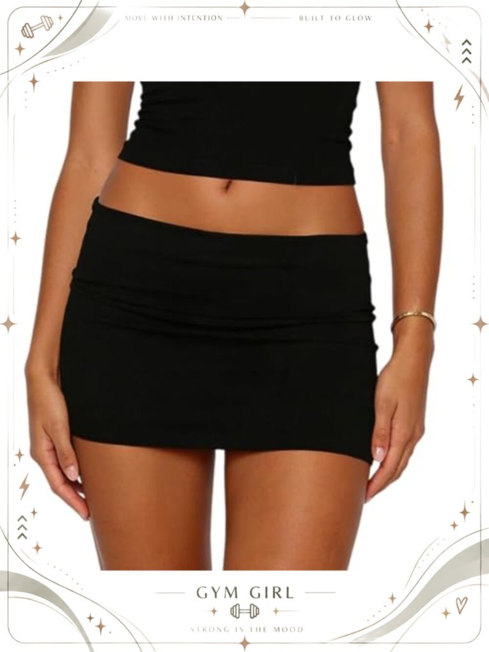 Yoawdats Women's Bodycon Mini Skirt Fold Over Waist Pleated Skorts Y2K Ruffle